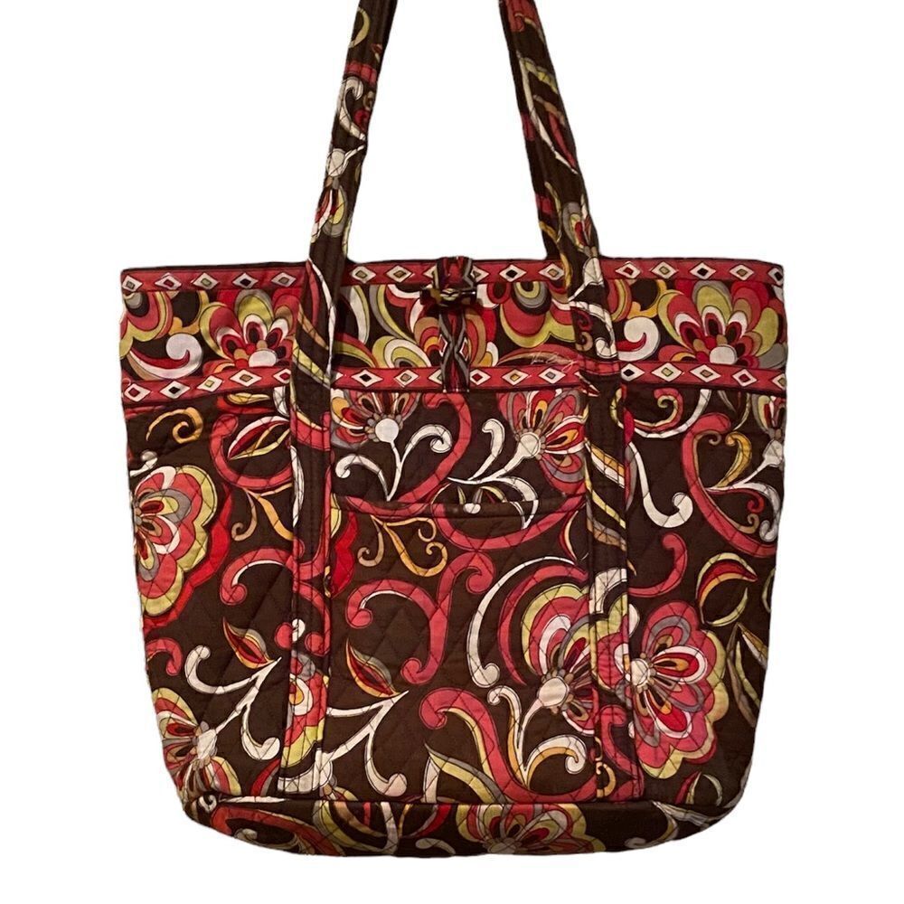 Vera Bradley Brown & Pink Tote